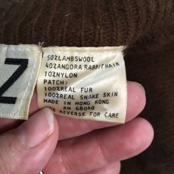 Vintage Erez Wool angora fur sweater - Picture 8 of 10